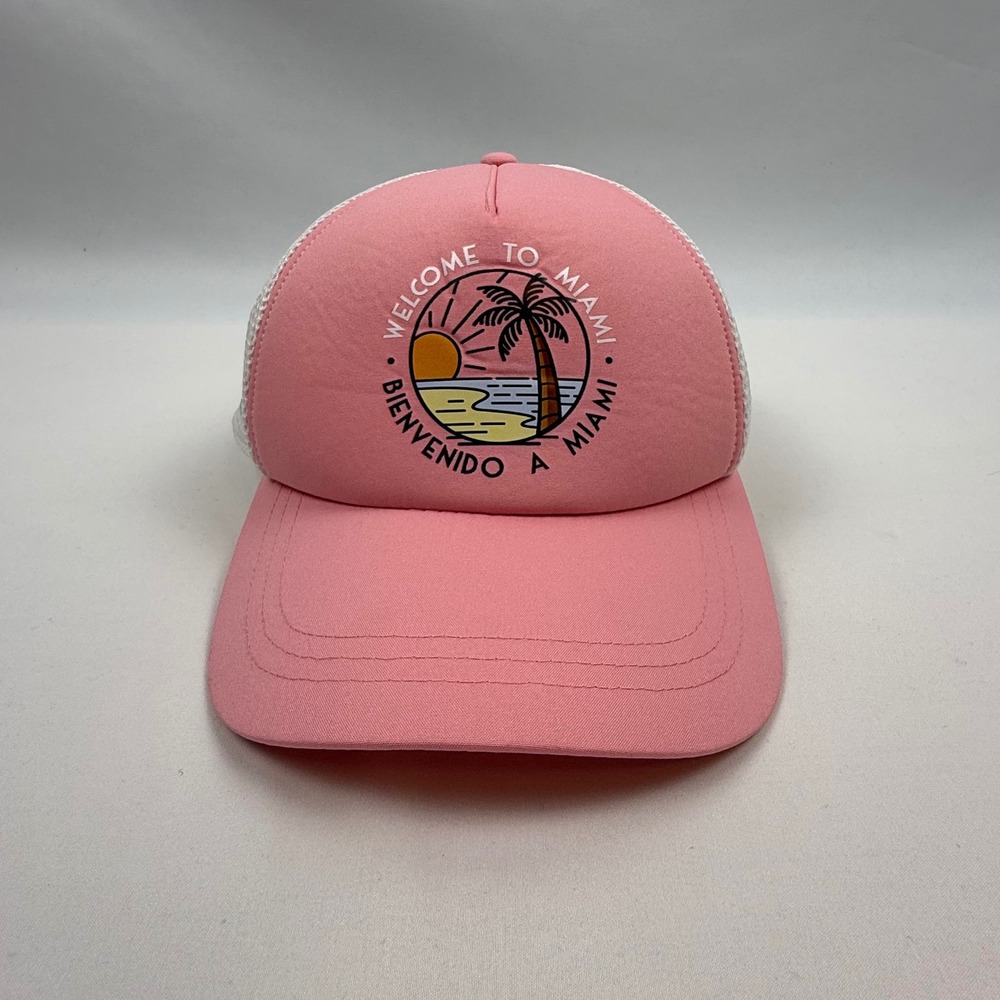 Formula 1 Miami Grand Prix 2023 Pink Trucker Hat F1 Official Product